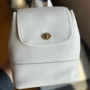 Coach Originals Turnlock Backpack- Limited Edition, Chalk